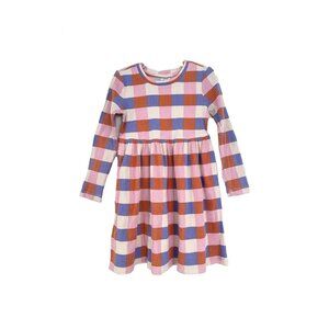 SOLD - Hanna Picnic Plaid Rib Dress 5 / 110